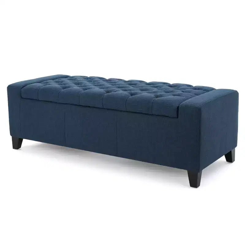 Banc rembourré avec coussin moelleux, banc moderne pour salon et chambre à coucher
