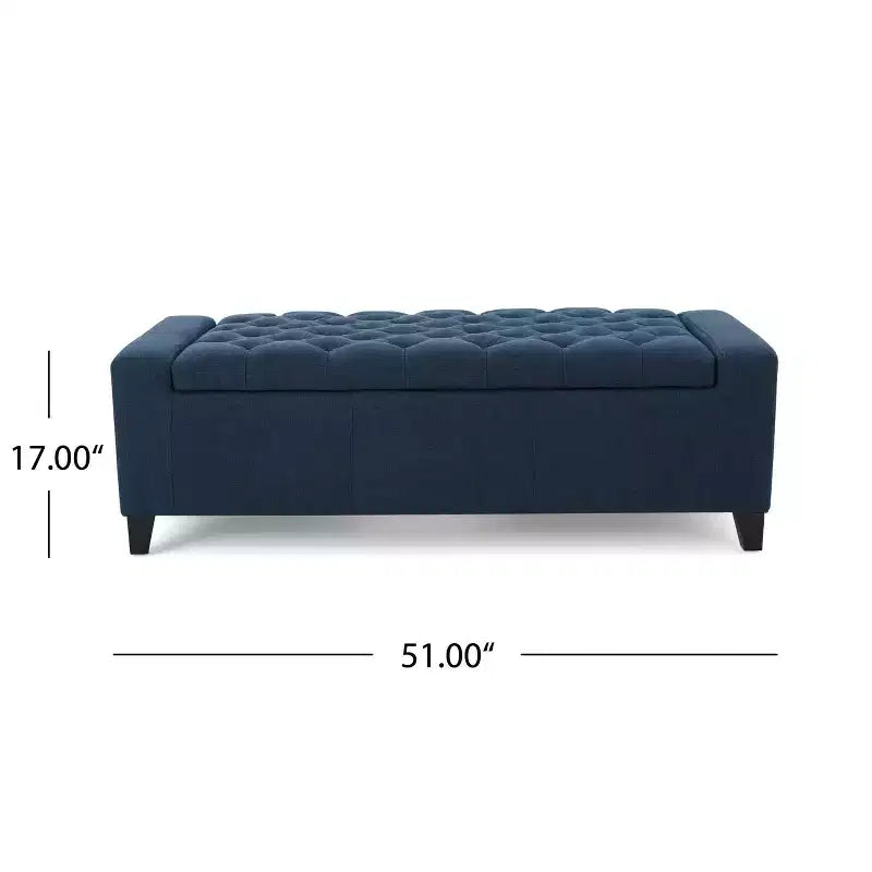 Banc rembourré avec coussin moelleux, banc moderne pour salon et chambre à coucher