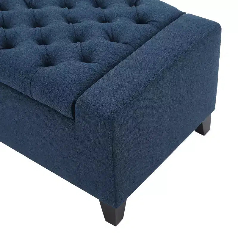 Banc rembourré avec coussin moelleux, banc moderne pour salon et chambre à coucher