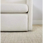 Fauteuil pivotant inclinable gain de place avec repose-pieds électrique et port USB