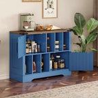 Meuble tourne-disque de 39" avec rangement pour vinyles et portes de grange