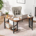 Table basse d'appoint rotative à 360°, table d'appoint à 2 niveaux avec station de charge et pochette de rangement latérale pour salon, chambre et entrée