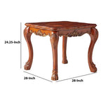 Table d'appoint en bois avec tiroir et étagère, noir