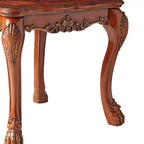 Table d'appoint en bois avec tiroir et étagère, noir
