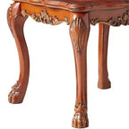 Table d'appoint en bois avec tiroir et étagère, noir