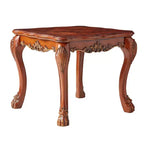 Table d'appoint en bois avec tiroir et étagère, noir