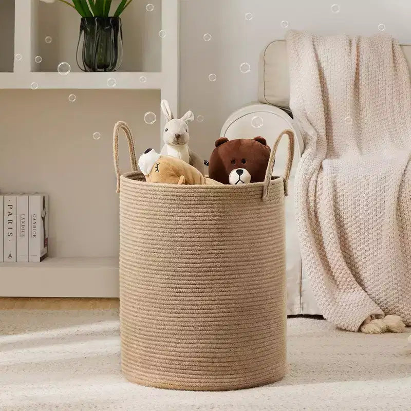 58L Tall Laundry Hamper Basket Baby Nursery