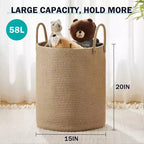 Panier à linge haut 58 L pour chambre d'enfant