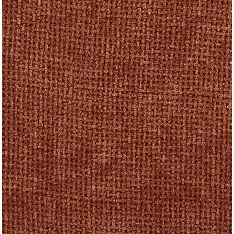 Canapé modulable en tissu chenille cognac, 163 cm de large, 2 places