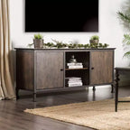 Meuble TV industriel multi-rangements pour téléviseurs jusqu'à 65 po