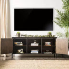 Meuble TV industriel multi-rangements pour téléviseurs jusqu'à 65 po