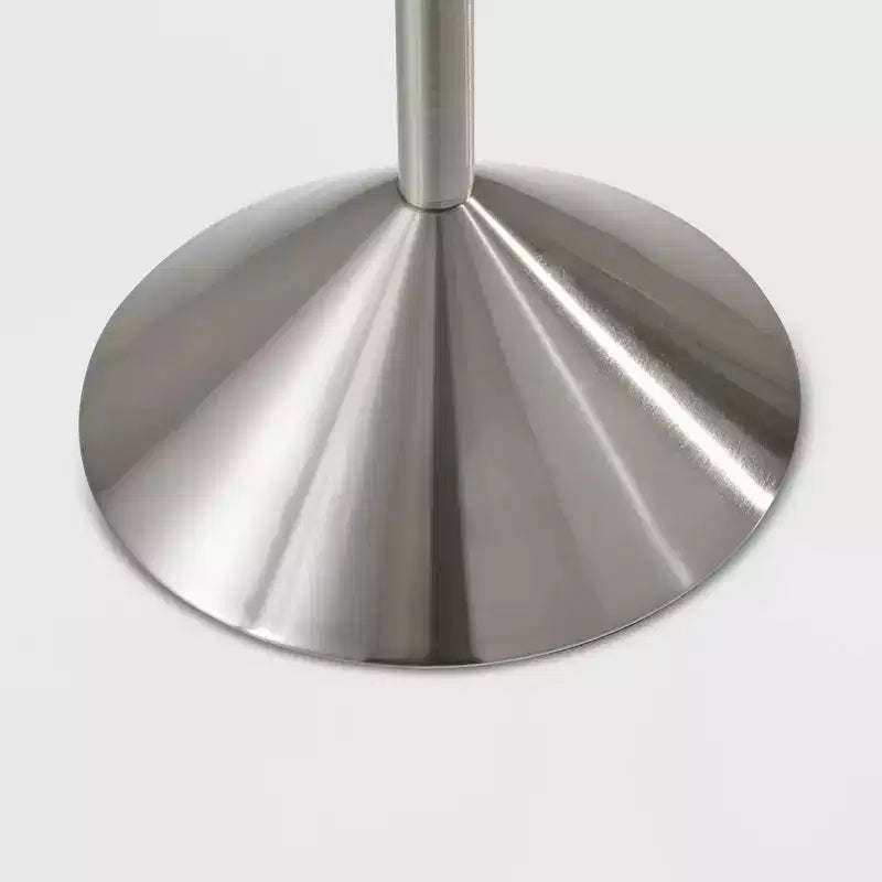 6-Hook Brushed Steel Freestanding Coat Rack 68"