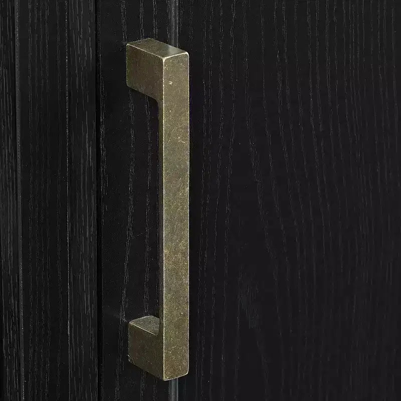 Meuble TV d'angle avec cheminée électrique, pour TV jusqu'à 60", finition grain de bois