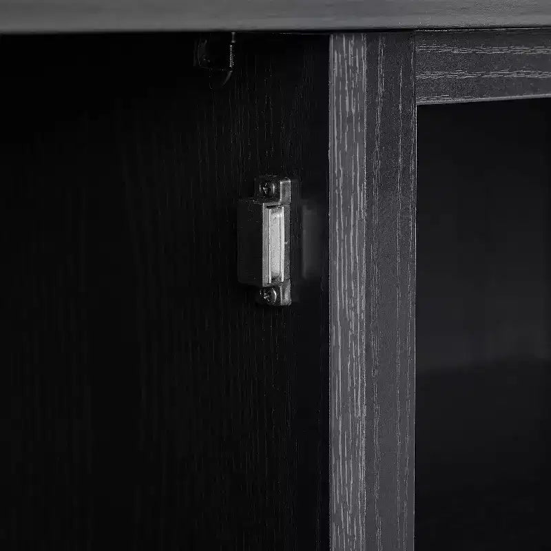 Meuble TV d'angle avec cheminée électrique, pour TV jusqu'à 60", finition grain de bois