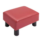 Repose-pieds pouf ottoman en similicuir Cube