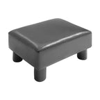 Repose-pieds pouf ottoman en similicuir Cube
