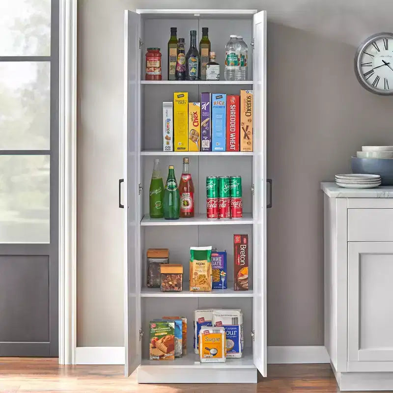 Modern Farmhouse Storage Pantry Cabinet