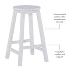 Tabouret de bar 24 po Killian, hauteur comptoir