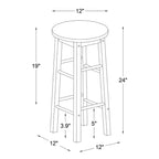 Tabouret de bar 24 po Killian, hauteur comptoir