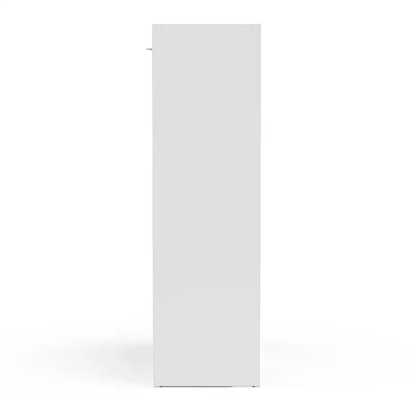 Armoire à portes coulissantes de 180 cm avec tringle à vêtements et 2 étagères
