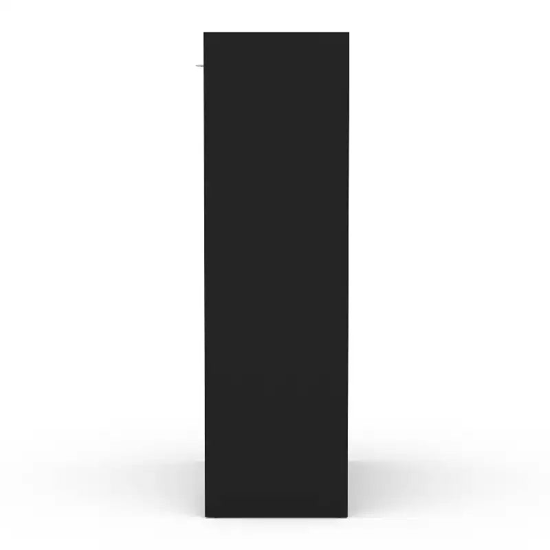 Armoire à portes coulissantes de 180 cm avec tringle à vêtements et 2 étagères