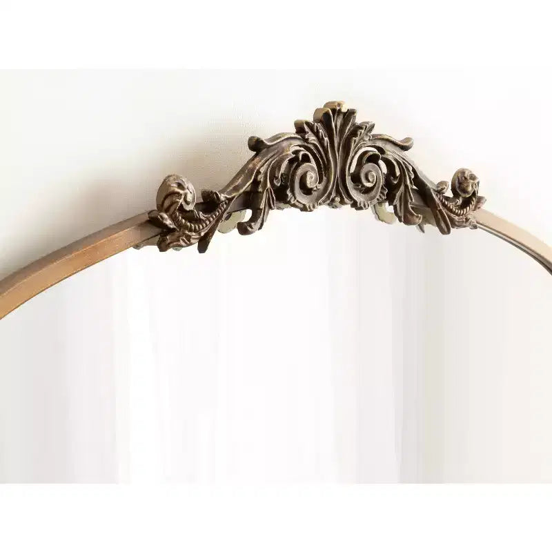Miroir arche traditionnel avec étagère
