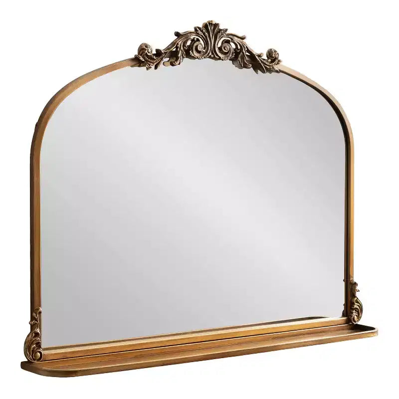 Miroir arche traditionnel avec étagère